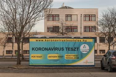 Egészségügy - Budapest - Mobil koronavírus tesztelés Csepelen