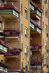 Városkép - Budapest - Káposztásmegyeri lakóépületek