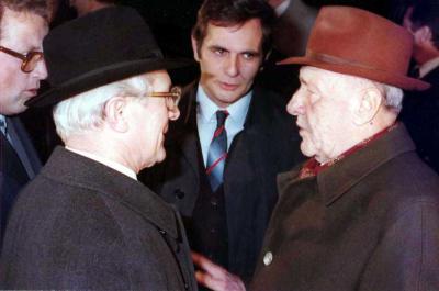 Budapestre érkezett Erich Honecker