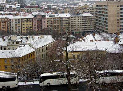 Idegenforgalom - Budapest - Turistabuszok a Budai Várnál