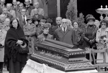 Temetés - Zelk Zoltán temetése