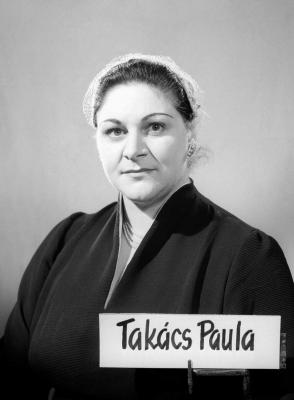 Kossuth-díjasok - 1956 - Takács Paula operaénekesnő