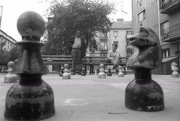 Szabadidő - Sakkcsata a Vásártéren