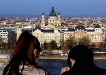Budapest - A Széchenyi tér - Városkép