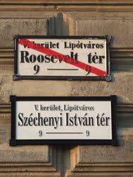 Budapest - Köztéri táblák