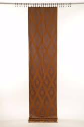 Mintás barna brokát