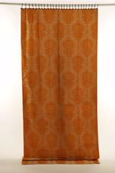 Mustárszínű műszálas bútorszövet