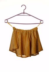 Arany lurex top és szoknya